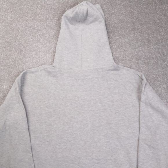 Vintage NFL Pittsburgh Stealers Medium Gray Long Sleeve Pockets Hoodie - Picture 11 of 11